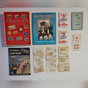 Huge 1900s Vintage Stamps & Stamp Book Collection from around the world!